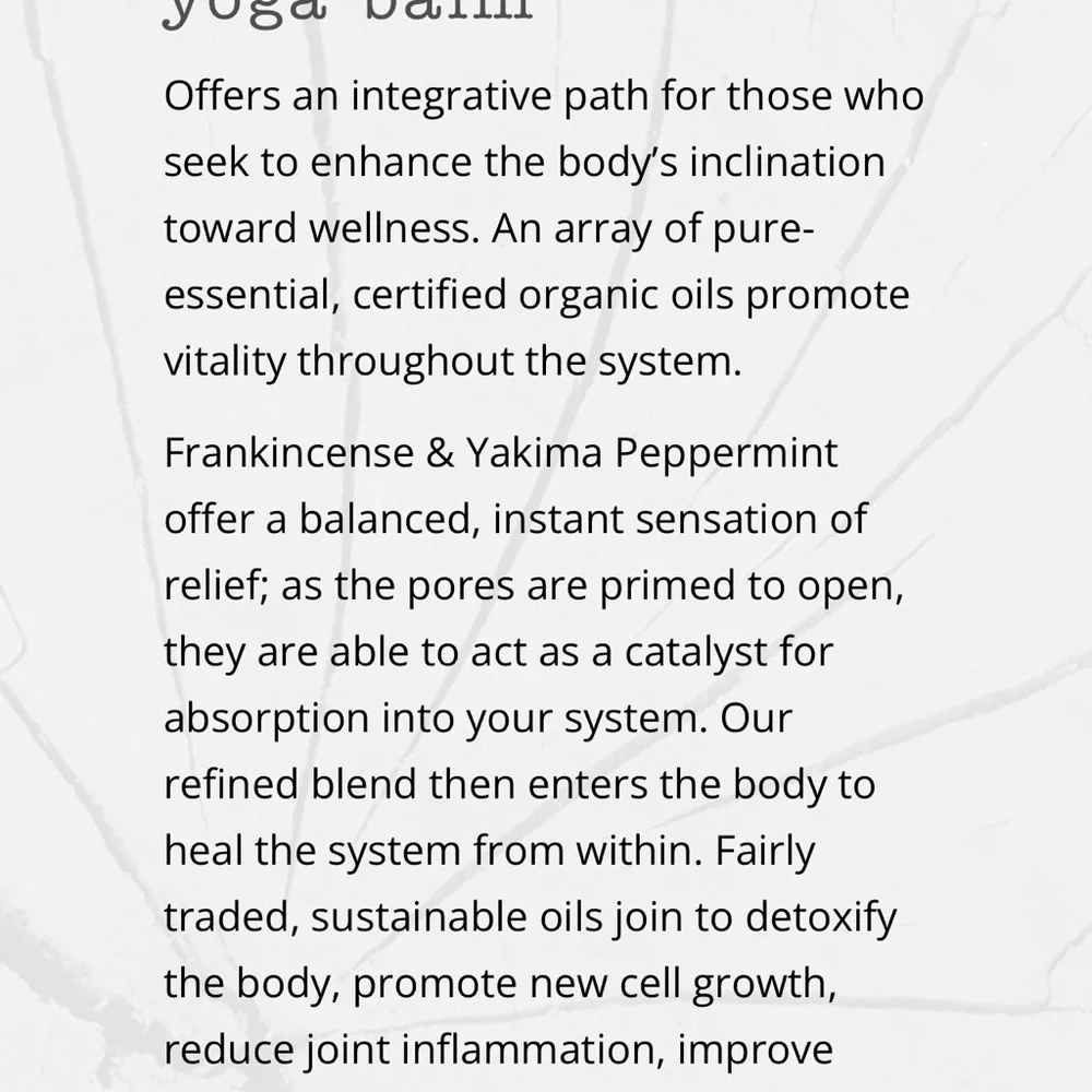 Yoga Balm - Picture 3 of 5